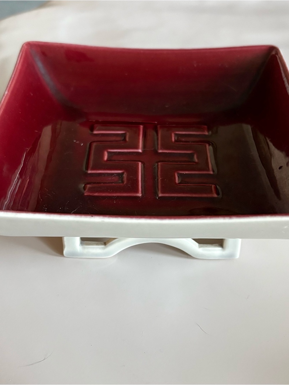 Vintage Chinoiserie Ceramic Bowl